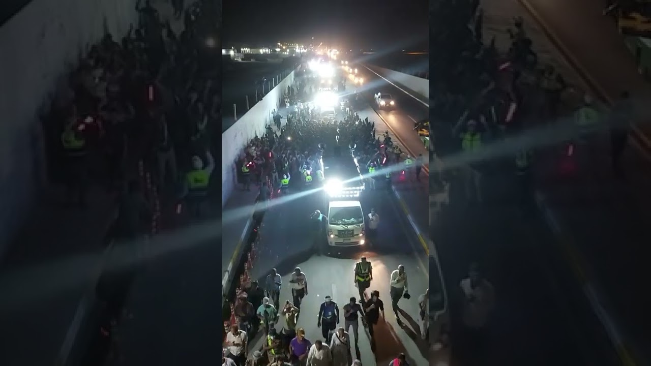 موكب بني عامر المشايه 1444 اليوم الثامن نفق السماوه