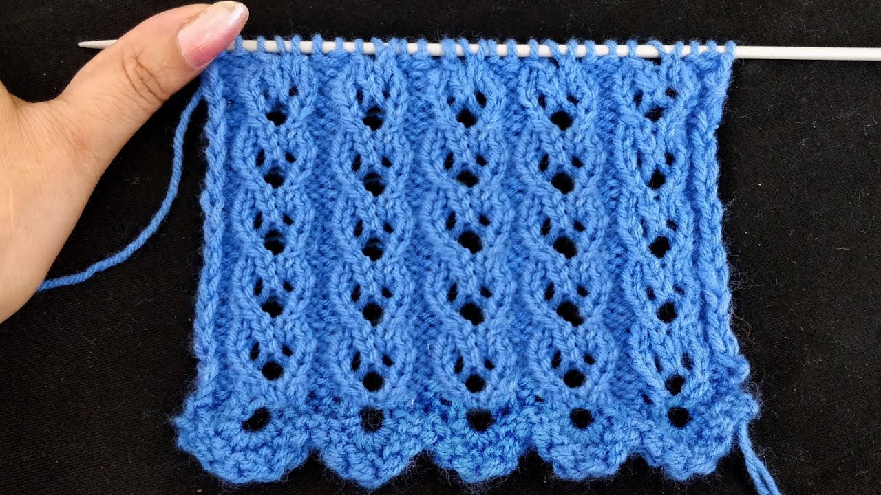Open heart Knit Pattern on Old Norwegian Cast on for Sweaters, Cardigans, Hindi/English Captions