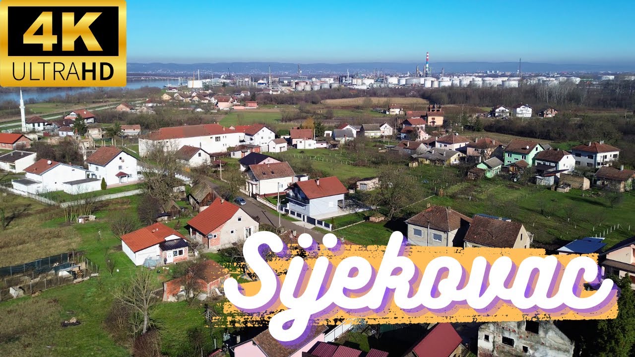 Sijekovac : Snimka iz zraka / dron video (4K)