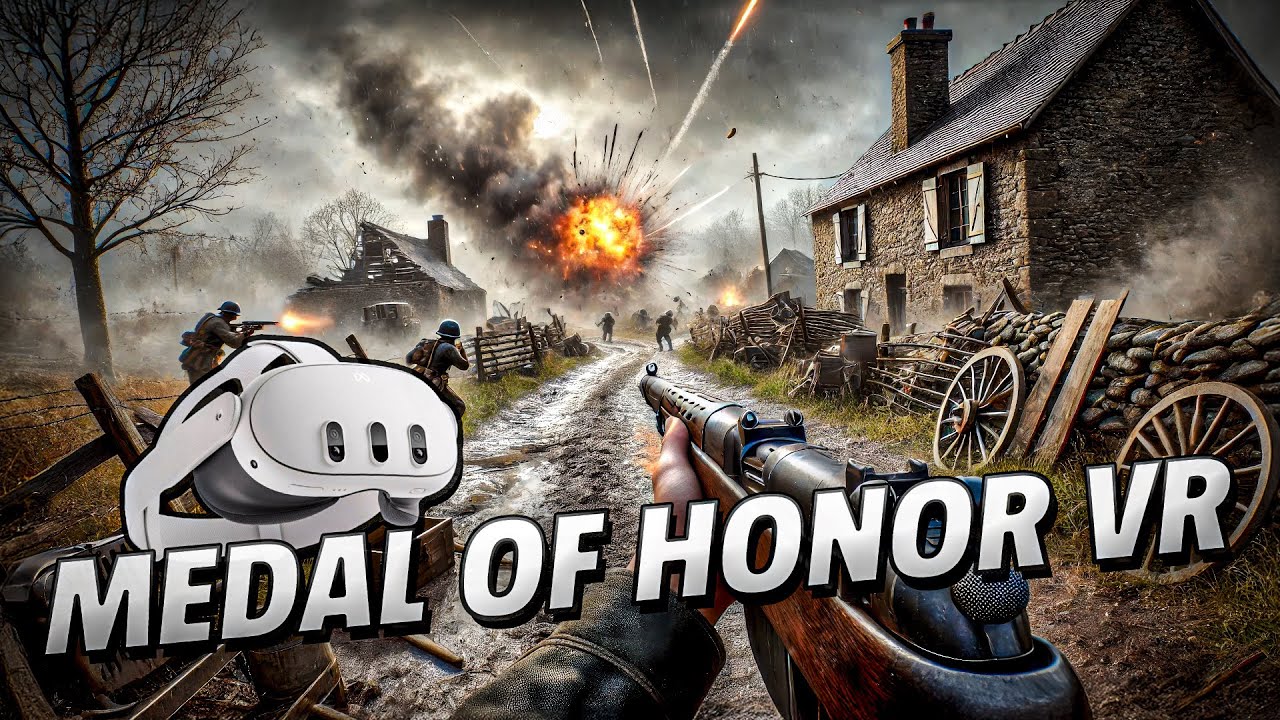 Medal of Honor: Above and Beyond — Игровой процесс Meta Quest 3 | Первые минуты [Без комментариев]