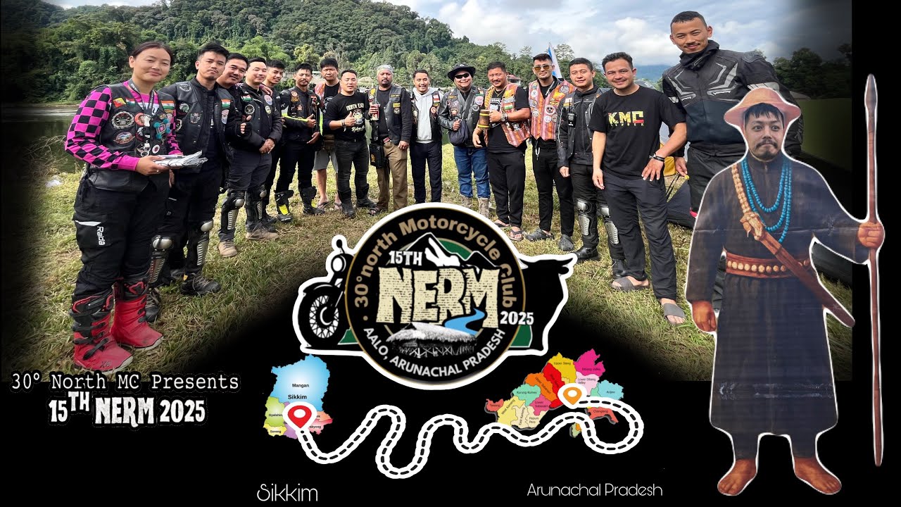 NERM 2025 Day-1 | Sikkim ✌🏻 Arunachal Pradesh | TRON MC | North East Riders Meet 