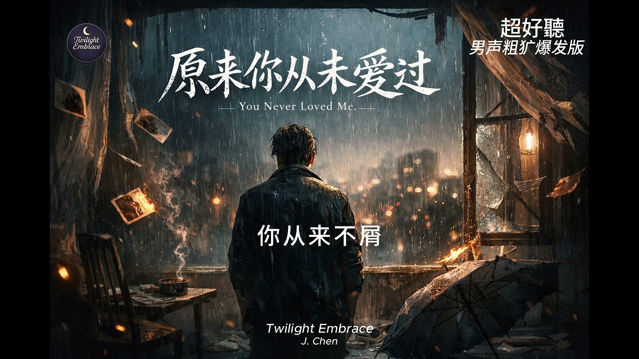 🔥《原来你从未爱过》｜男声粗犷爆发版 | Twilight Embrace | Lyrics | 必听情歌 | 伤感情歌 | Official Song | 2026 新歌