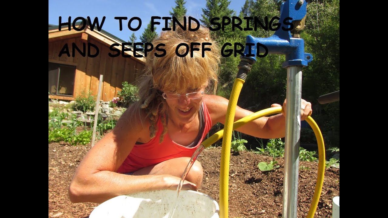 Off Grid Water: How To Find A Spring Or Seep