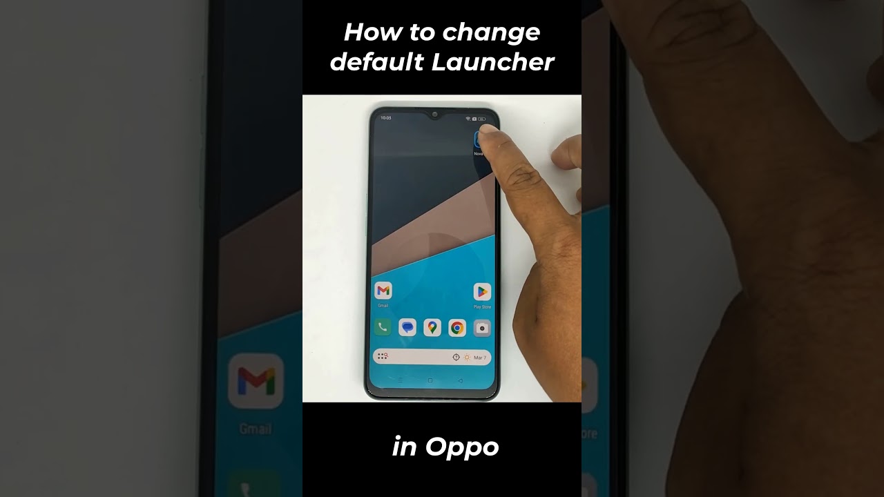 How to change default launcher in oppo #launcher #change
