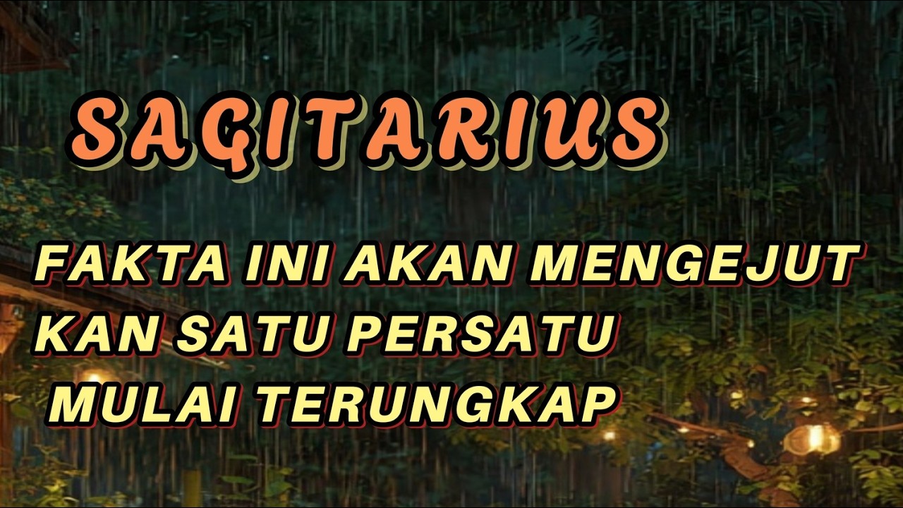 SAGITARIUS  ⌛ Jangan kaget ‼️ Satu persatu fakta ini akan mengejutkan Mu💥