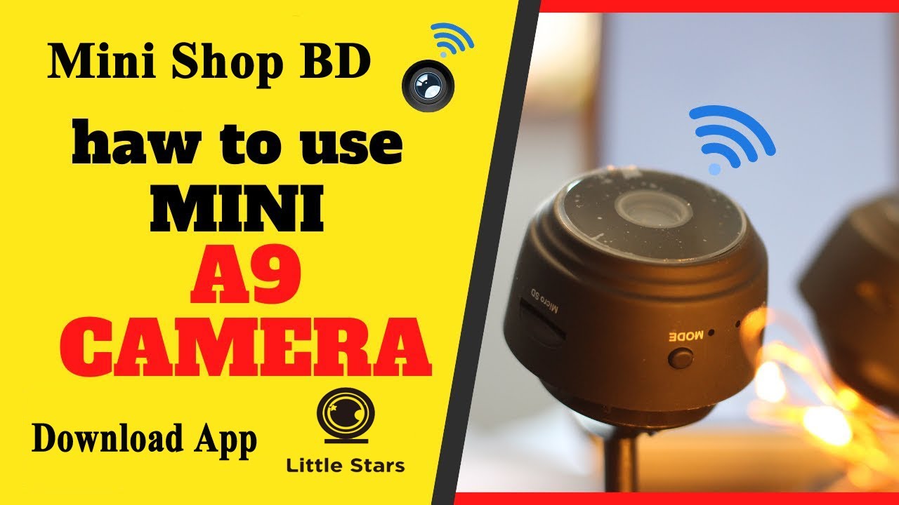 A9 wifi 1080p full hd night vision wireless ip camera | a9 mini wifi camera bangla |a9 camera review