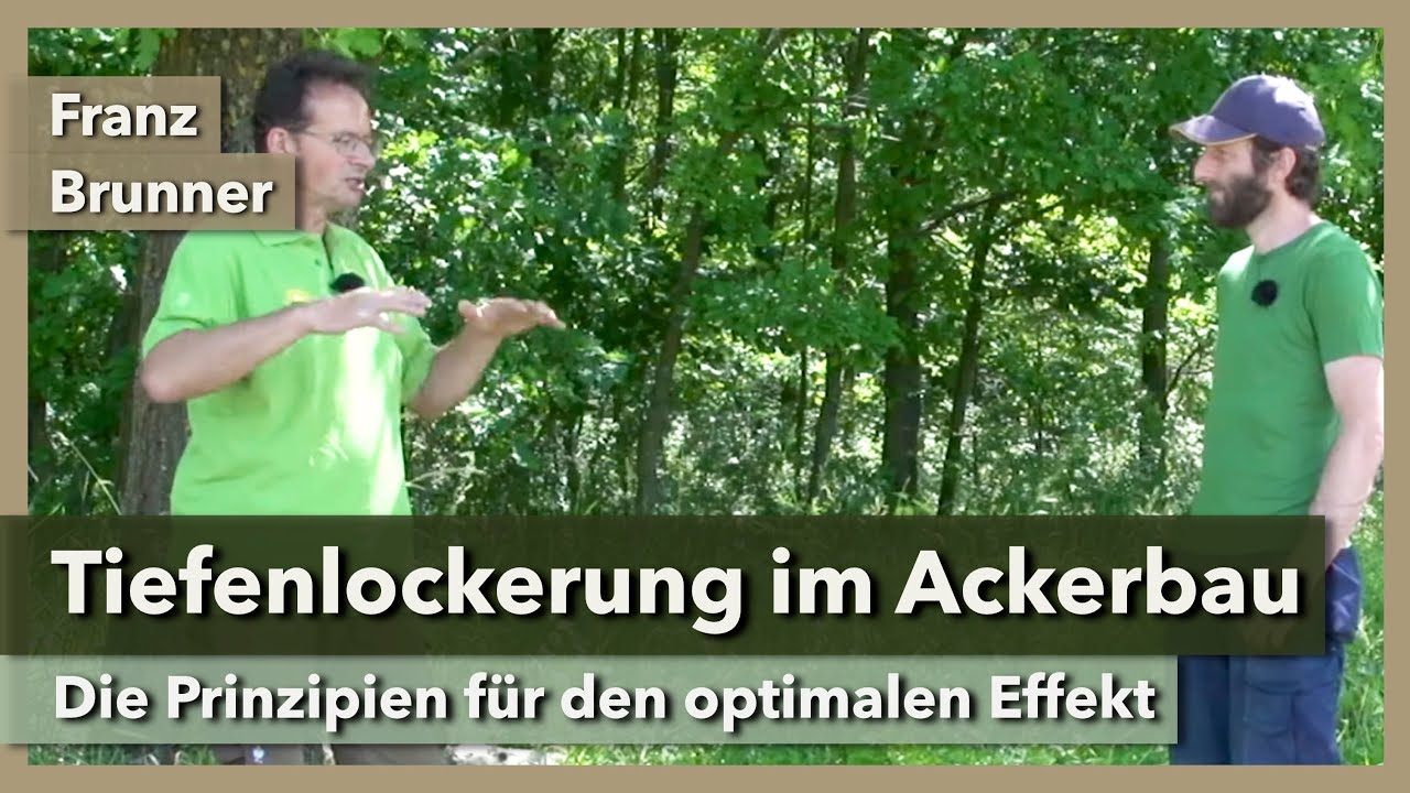 Tiefenlockerung im Ackerbau - Die wichtigsten Prinzipien | Franz Brunner | Rundgang 4 | 2021