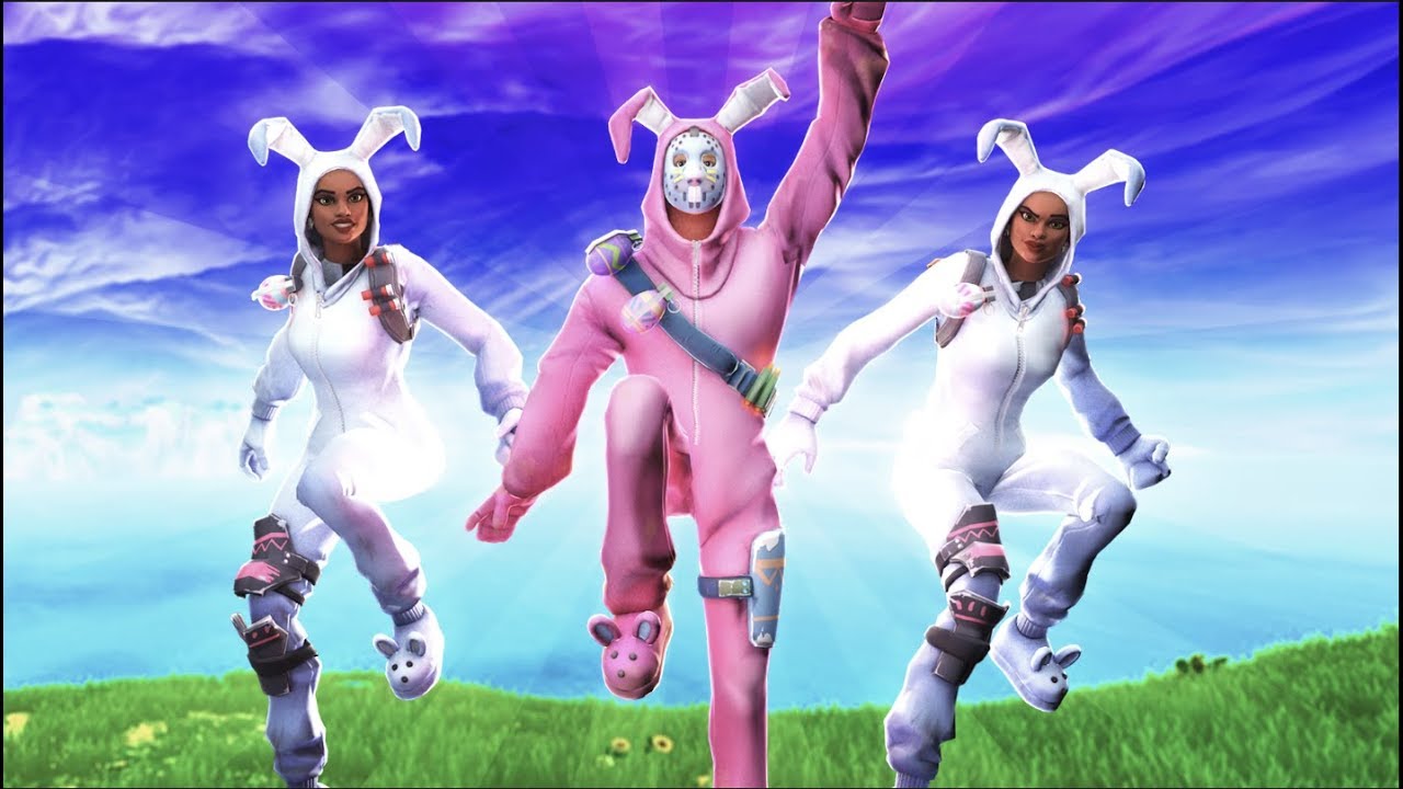 THE BUNNY SQUAD при участии COURAGE, POKIMANE и ELECTRA!!! (геймплей Cizzorz Fortnite Battle Roya...