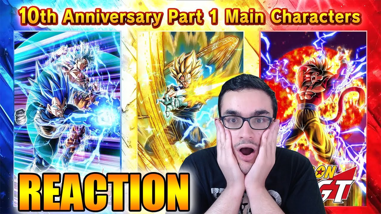 HANNO SGRAVATO!!! IMPAZZISCO NELLA REACTION DEI PG 10TH ANNIVERSARIO SU DOKKAN BATTLE