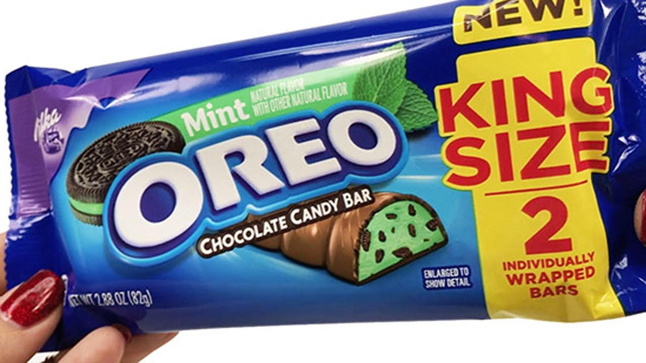 OREO MINT CHOCOLATE BAR - Unwrapping