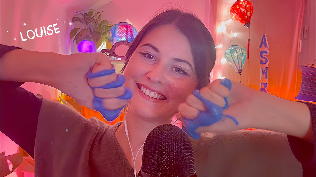 ASMR : JE T'ENDORS EN DOUCEUR (petits triggers aléatoires, slime, taping, scratching, crépitements)