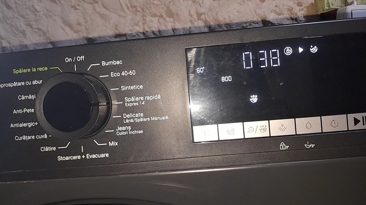 Отличная демонстрация и тестирование стиральной машины (барабанного типа) ❌️массы в Румынии ‼️