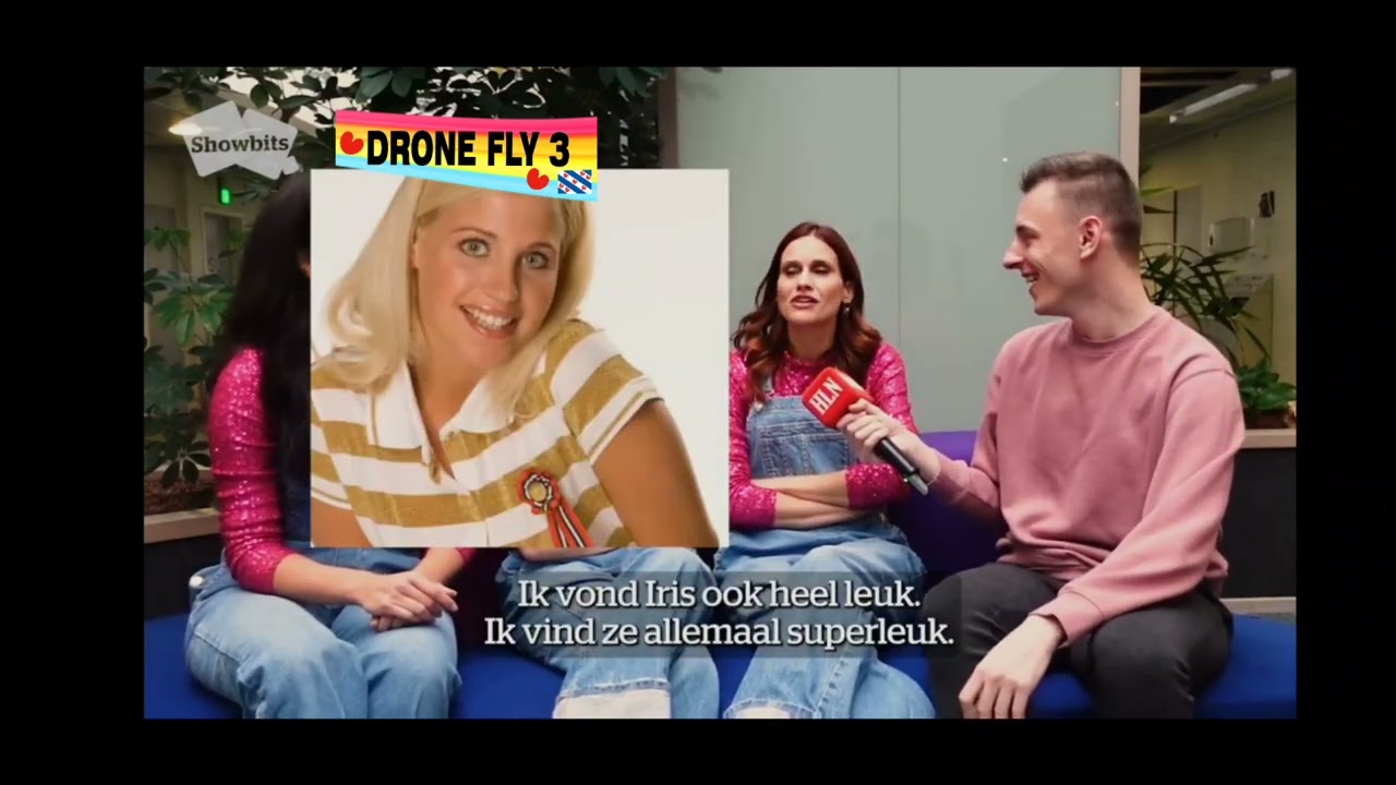 HLN Showbits K3 interview met Hanne Marthe en Julia over de Singalong party van Studio100