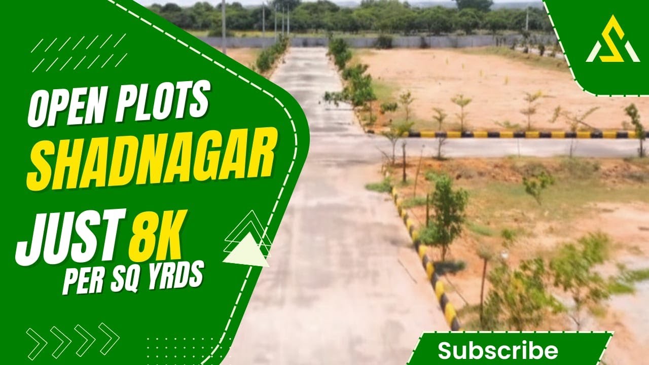 8,000/Sq Yard 😲 Open Plots for Sale | Shadnagar Bangalore Highway | Easy EMI