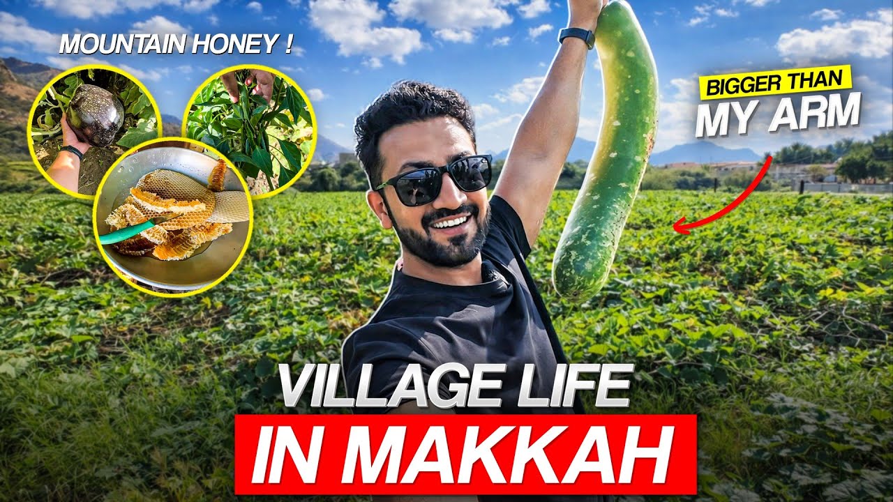 Village Life Near Makkah – A Glimpse of Simple Living 🌿