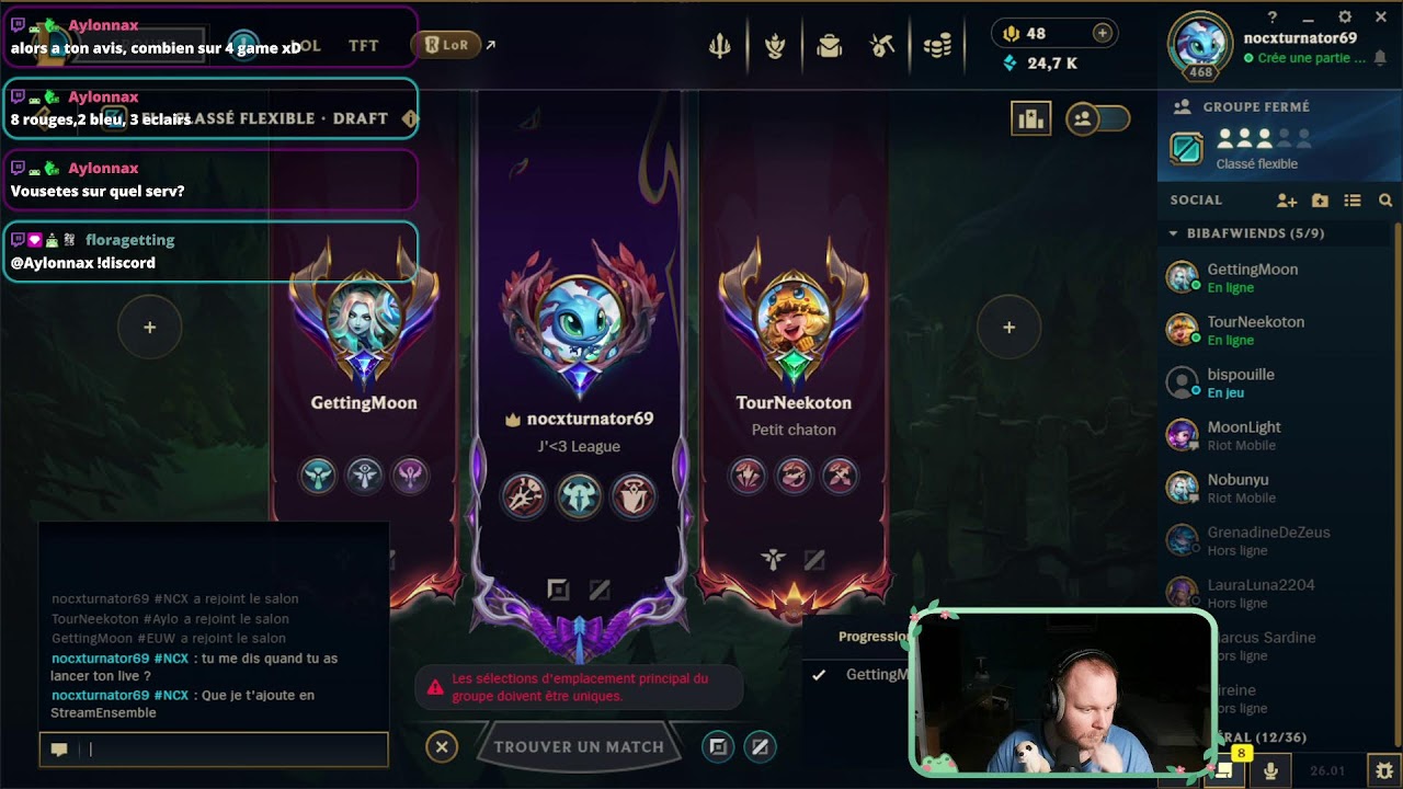 MK8D puis League Of Legends