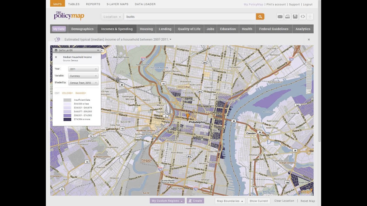 PolicyMap Maps Quick Start