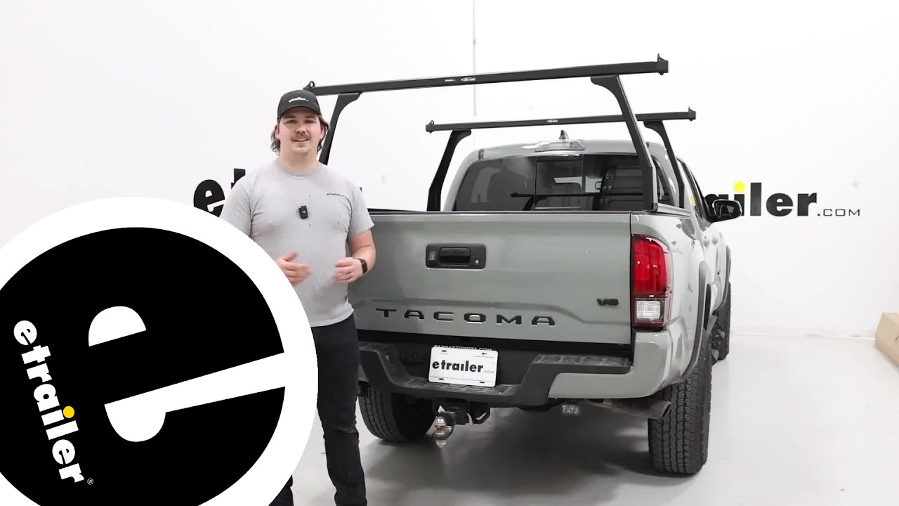 etrailer | Set up: Adarac Aluminum Series Custom Truck Bed Ladder Rack on a 2023 Toyota Tacoma