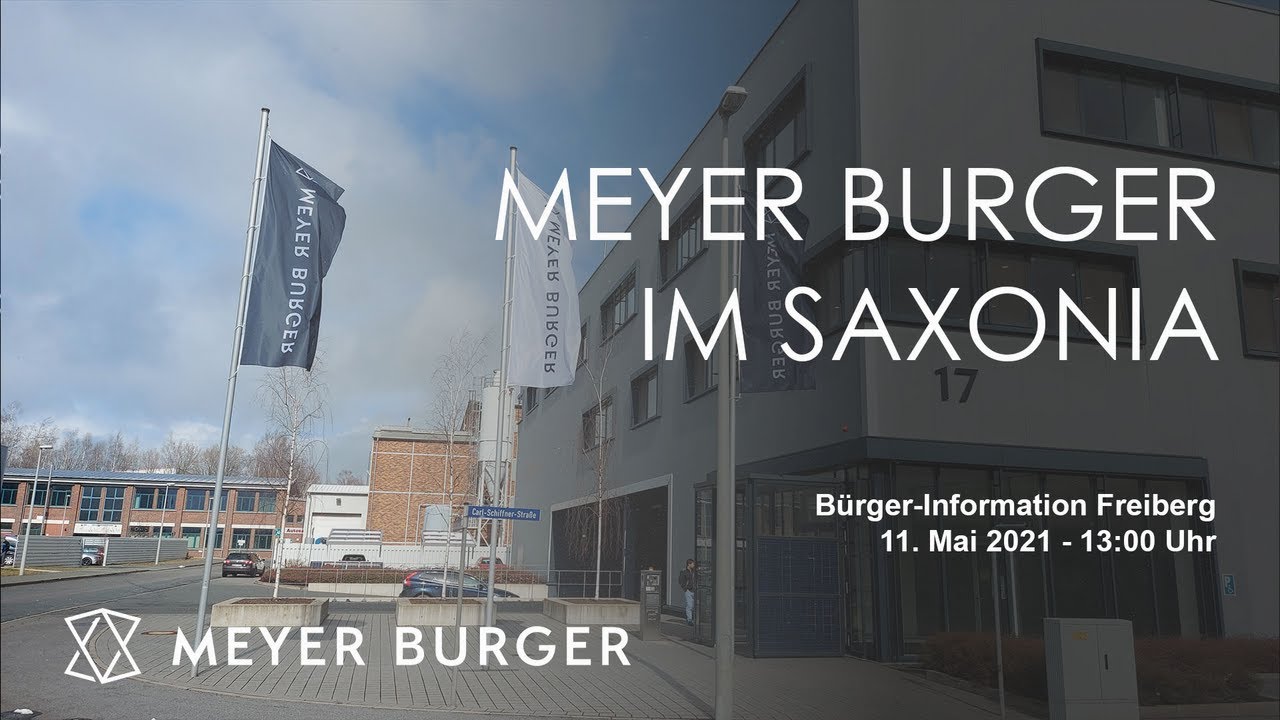 Bürgerinformation Meyer Burger – Saxonia, Freiberg