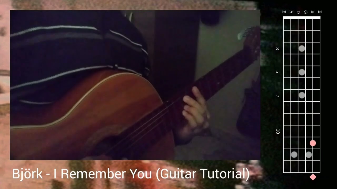 Björk - I Remember You (Guitar Tutorial)