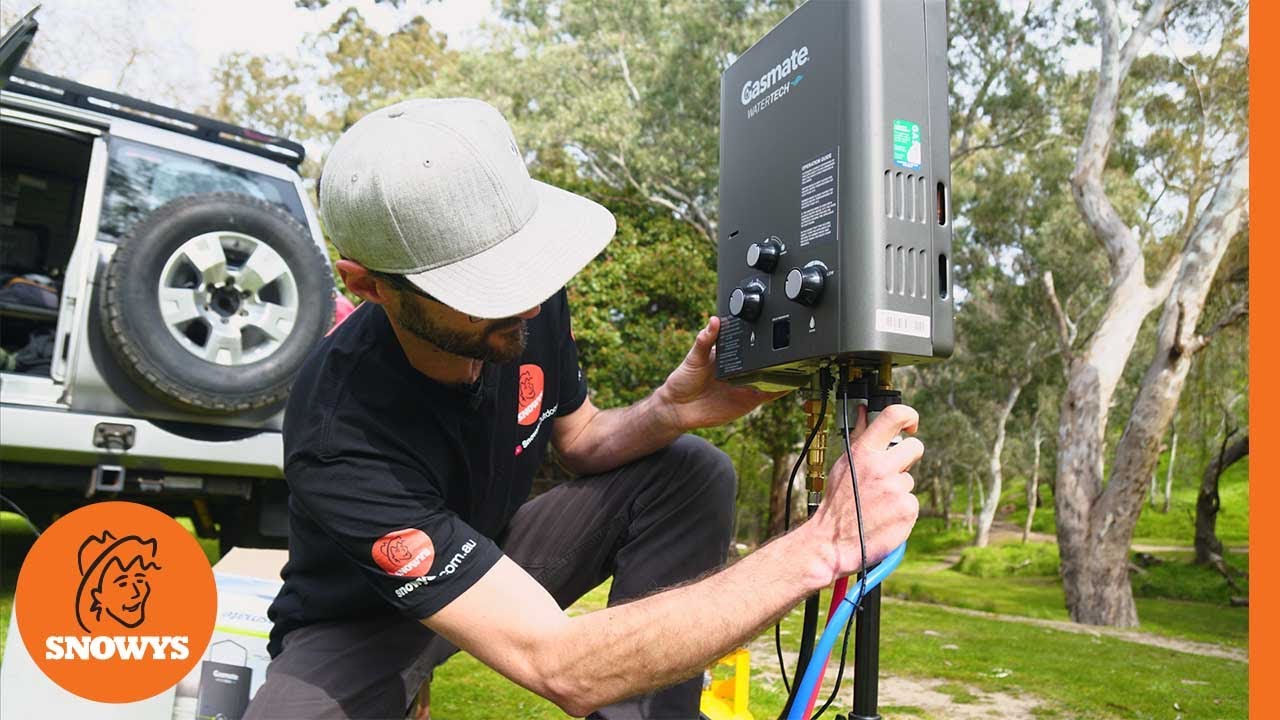 Gasmate WaterTech Portable Hot Water System - How to setup
