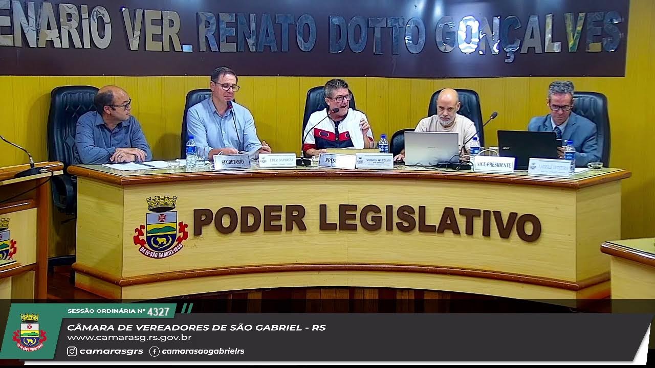 SESSÃO ORDINÁRIA N°4327, DIA 19 DE MARÇO DE 2026