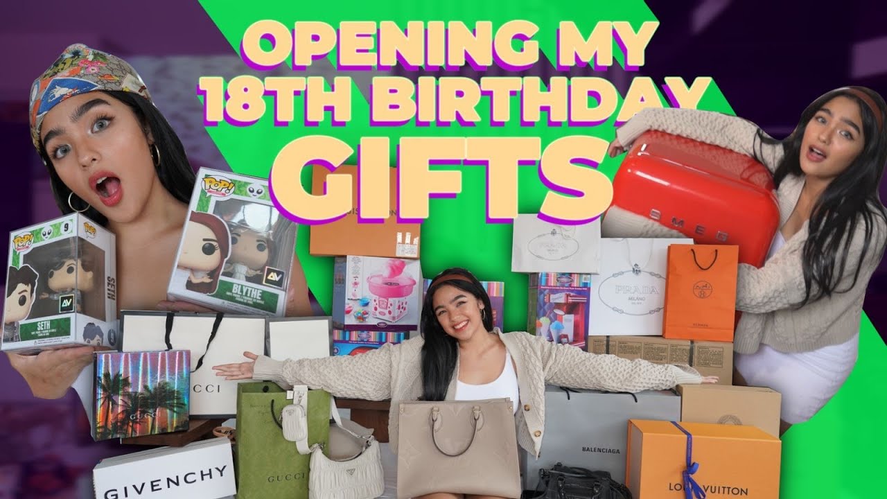 UNBOXING ALMOST A MILLION WORTH OF BIRTHDAY GIFTS!!!