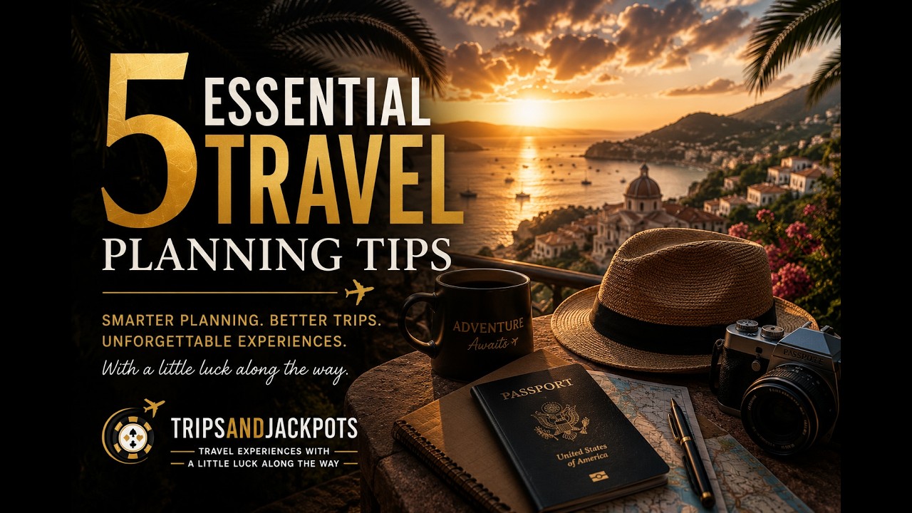 5 Essential Travel Planning Tips for a Stress Free Trip