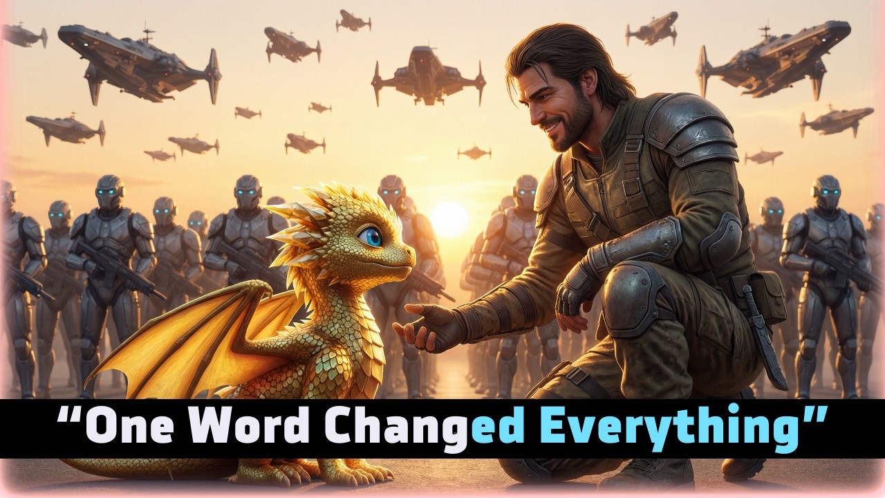 The Little Dragon Called the Human ‘Dad’ — And the Entire Army Went Silent HFY | Best Sci-Fi Stories