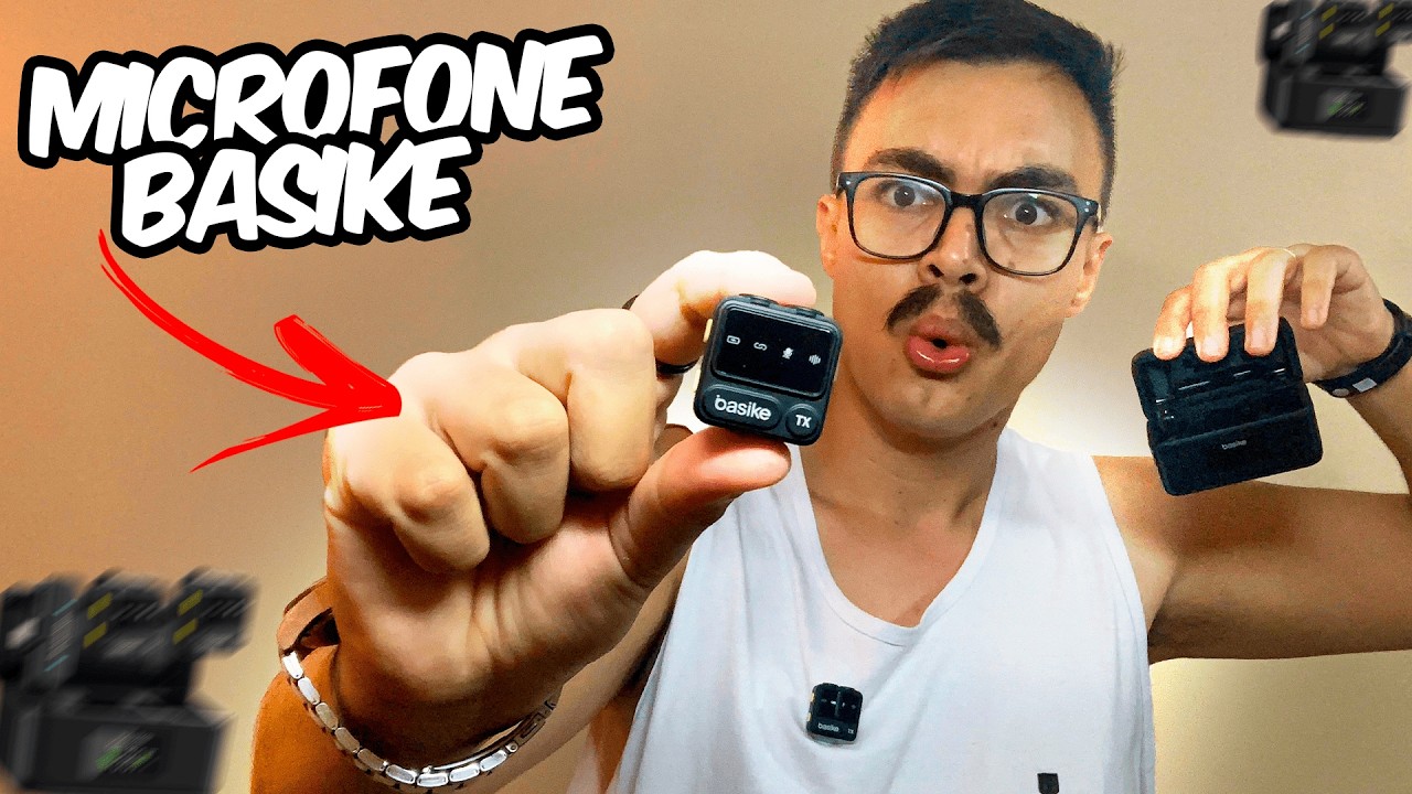 MICROFONE DE LAPELA SEM FIO | BASIKE BA-MIC0004