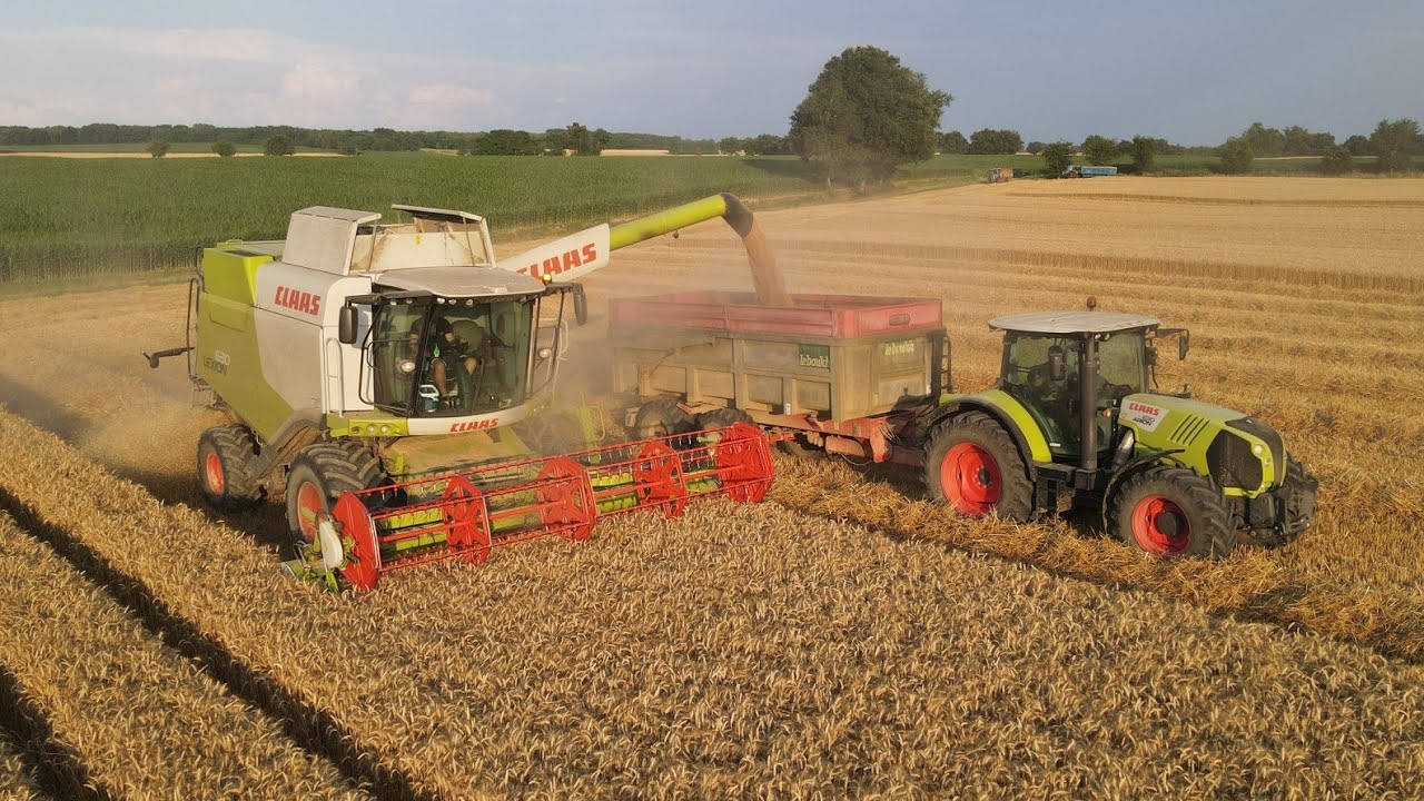 2 JOURS AU MOISSON AVEC 3 LEXION 630 // CLAAS & FENDT //