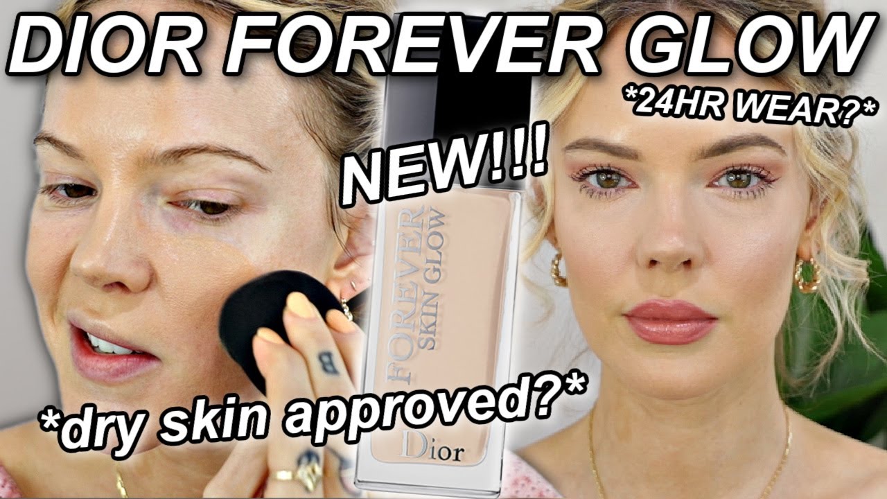 НОВЫЙ ТОНКИЙ КРЕМ DIOR FOREVER SKIN GLOW FOUNDATION | Обзор, свотчи, снимки крупным планом, тест ...