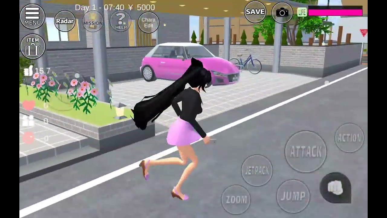 แม่ปล่อยให้ลูกลูกอยู่คนเดียวตามลำพัง | พี่เกล Channel #sakuraschoolsimulator 