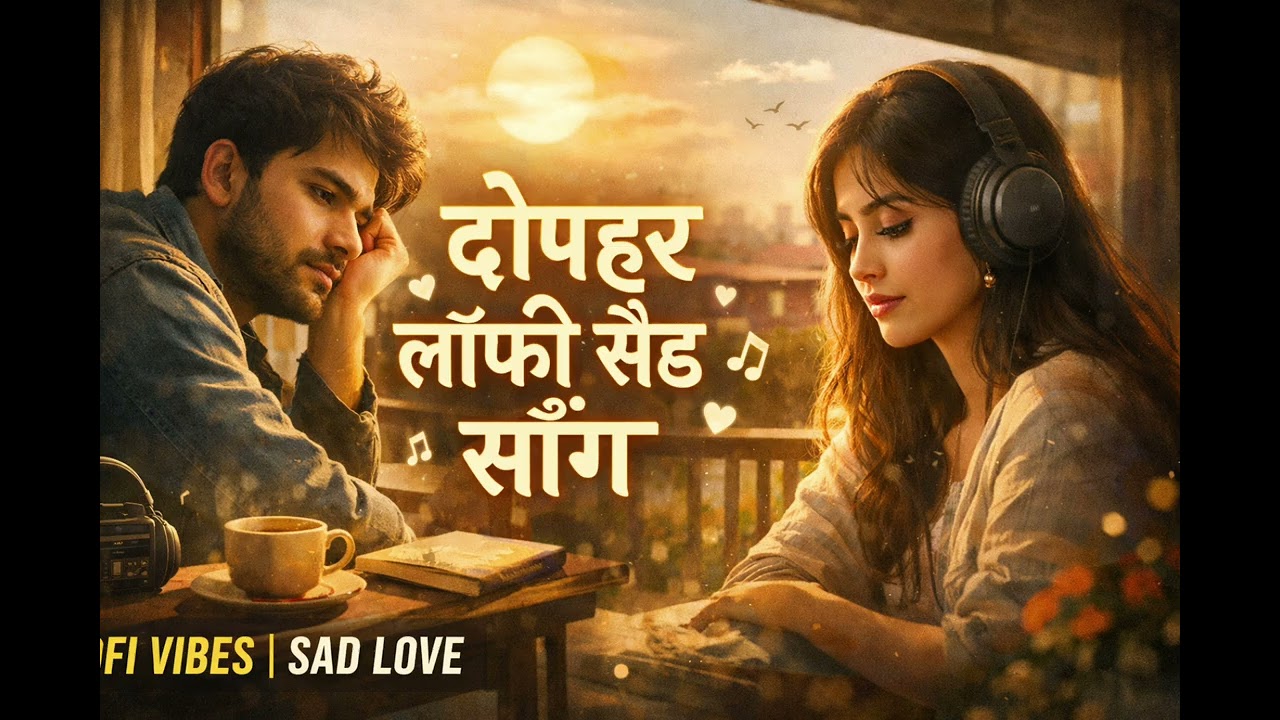 Dopahar Lofi Sad Song 💔 | Hindi Lofi Love Song | Relaxing Afternoon Lofi Beats | Male Female Voice