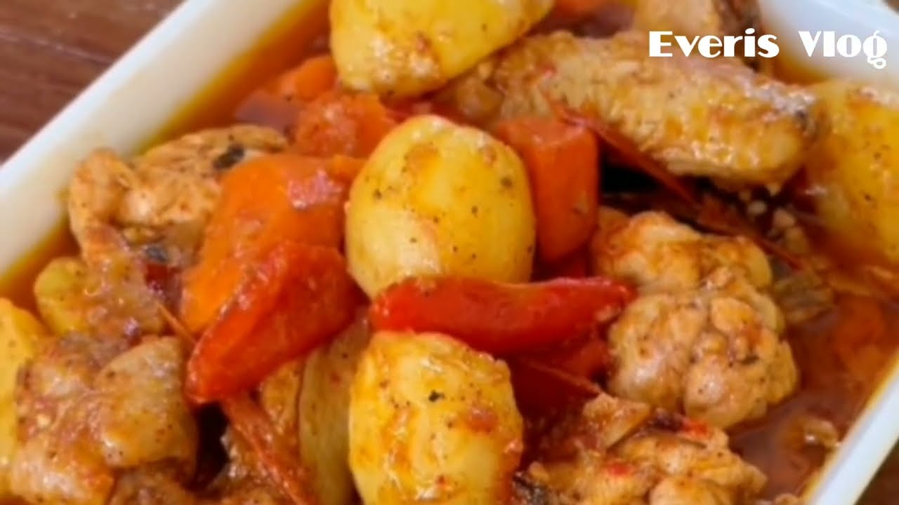 Chicken Caldereta @everisvlog 