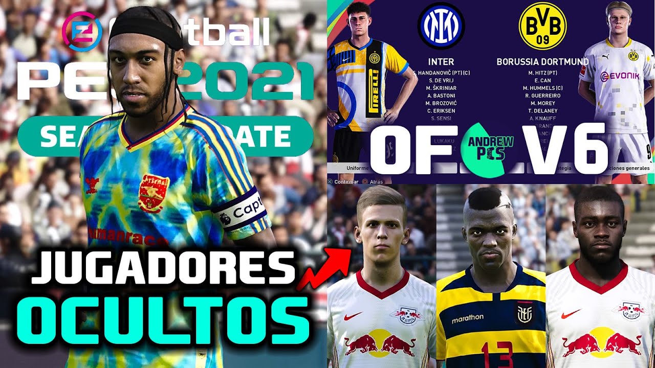 PES 2021 TOTALMENTE LICENCIADO | OPTION FILE DEFINITIVO V6 || PS4 - PS5 - PC