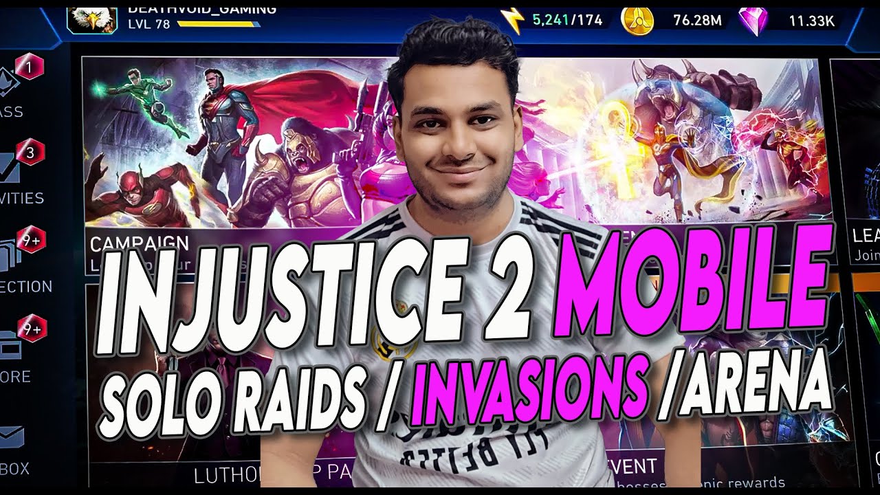 INJUSTICE 2 MOBILE THE DAILY GRIND! Solo Raid, CA, & League Raid, Invasions Hits LIVE!