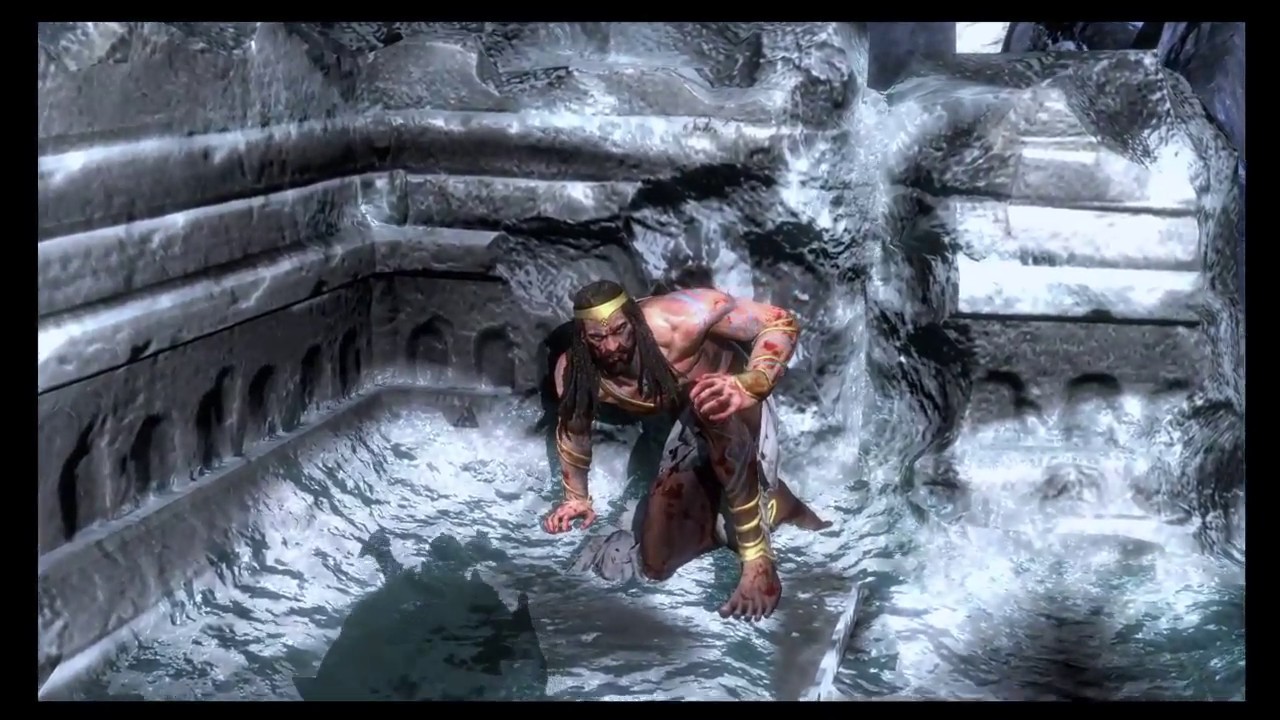 God of War&reg; III Kratoes v s Poseidon