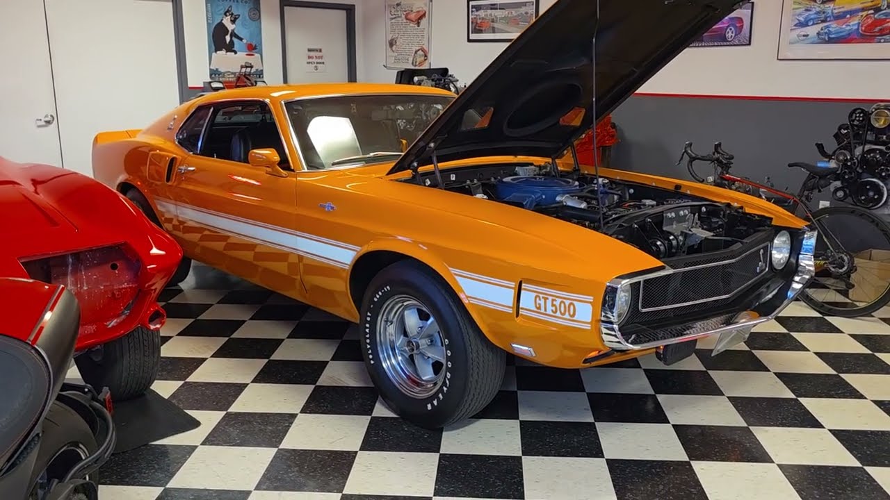 Продается Shelby GT500 1969 года выпуска ~ Двигатель 428 SCJ Ram Air ~ 4-ступенчатая коробка пере...