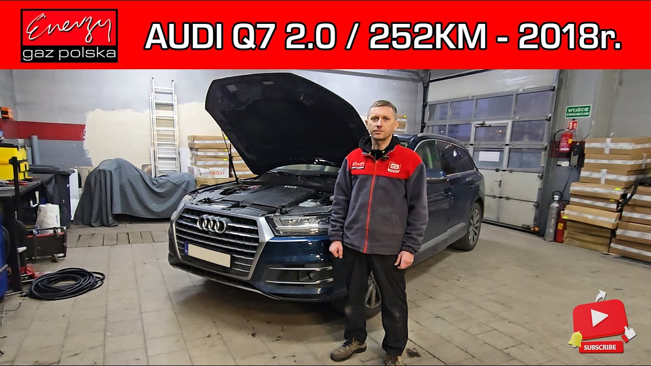 MONTAŻ LPG AUDI Q7 2.0 252KM 2018R NA GAZ KME W ENERGY GAZ POLSKA