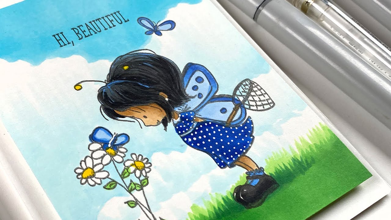 Create in Color with Sandy Allnock - Copic Coloring a Spring Scene