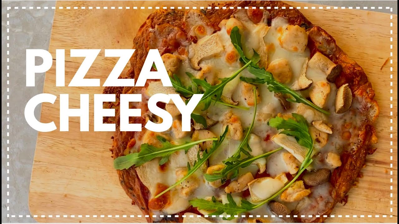 Pâte à PIZZA cheesy SANS farine et SANS chou-fleur