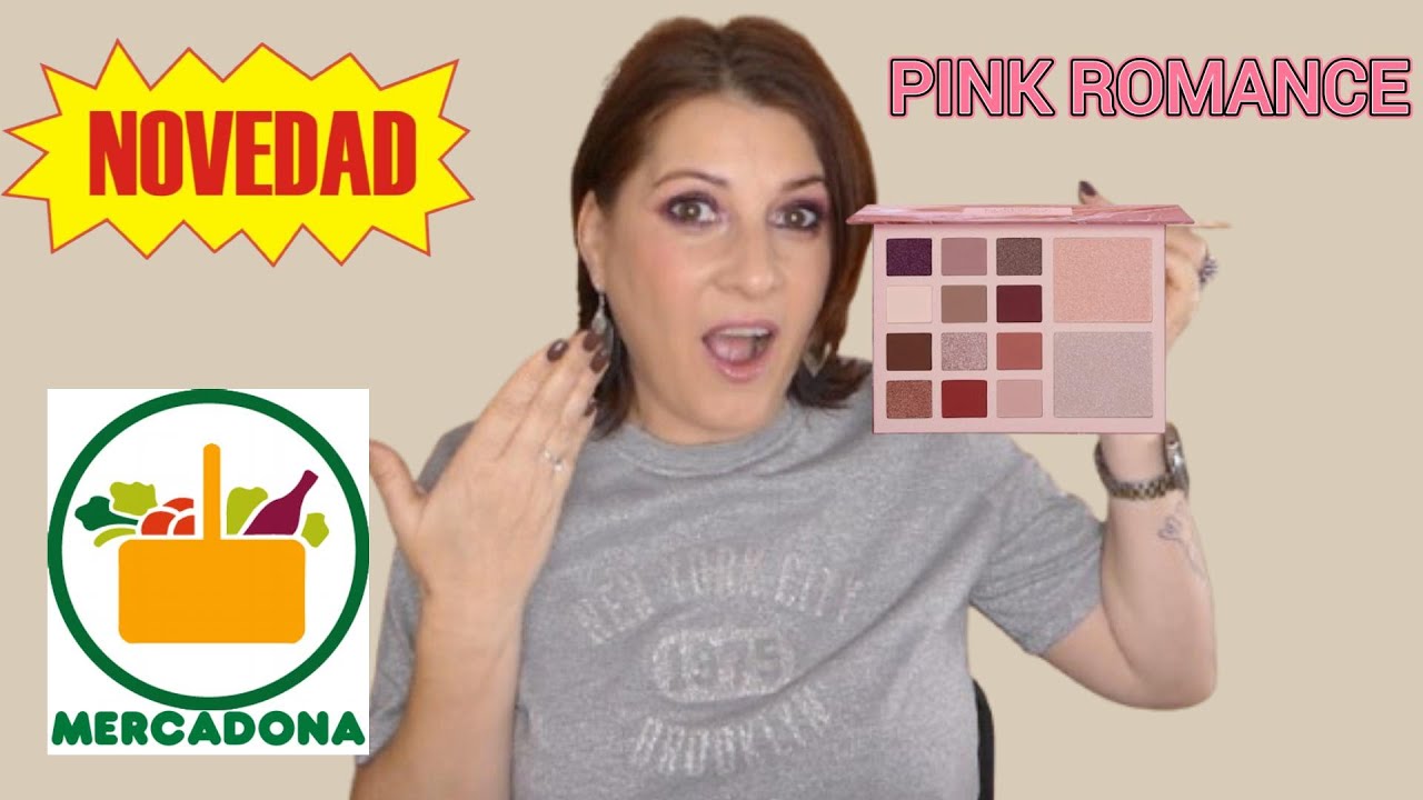 🔥 NUEVA paleta de MERCADONA// Pink Romance 🩷 2 Looks