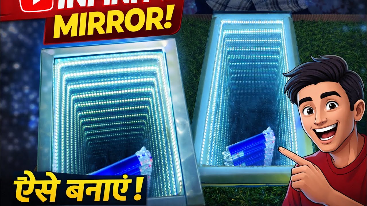 🔥 Infinity Mirror DIY | Mind Blowing Mrwin 