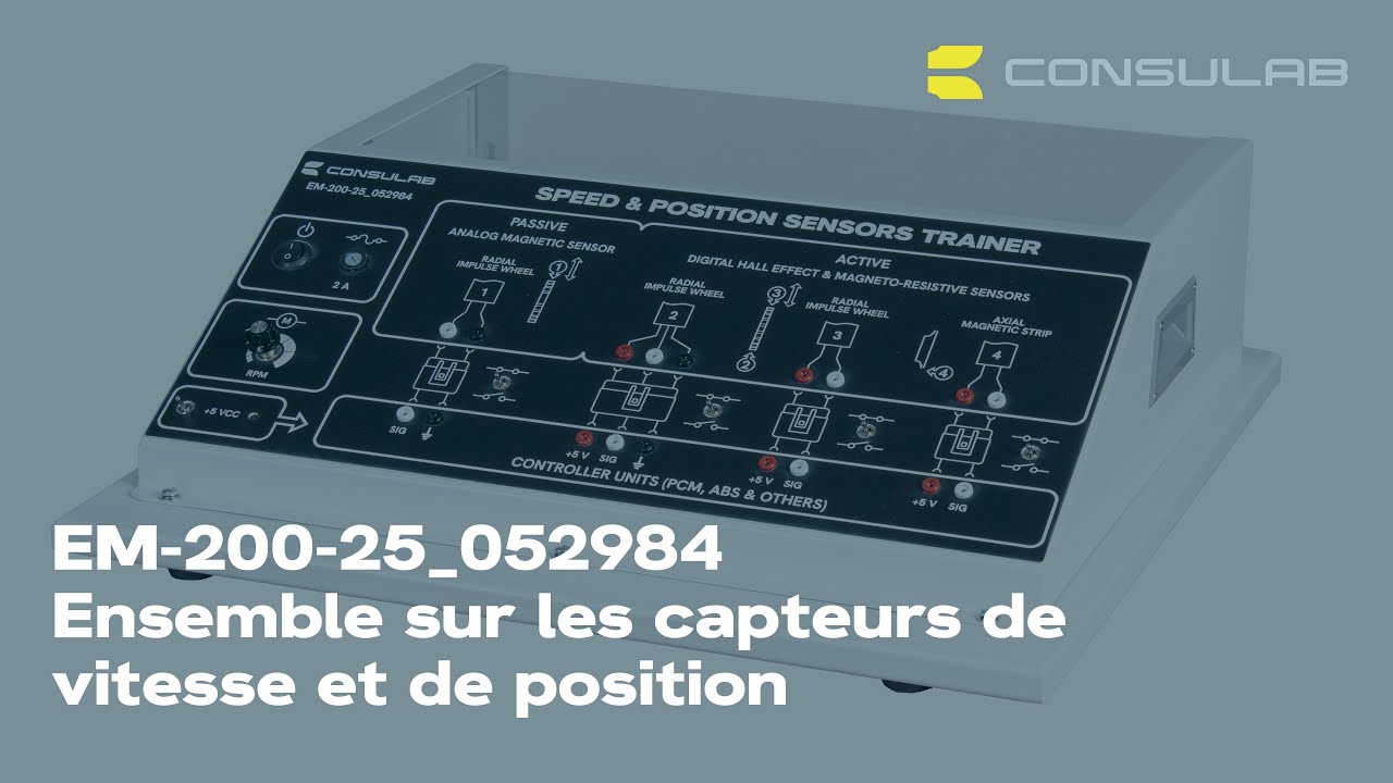 Capteurs de vitesse et de position