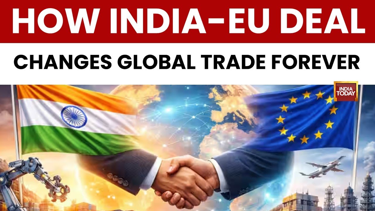 India-EU Trade Deal To Double Exports By 2032 | Machinery 44%, Chemicals 22%, Pharma 11% Tariffs Cut