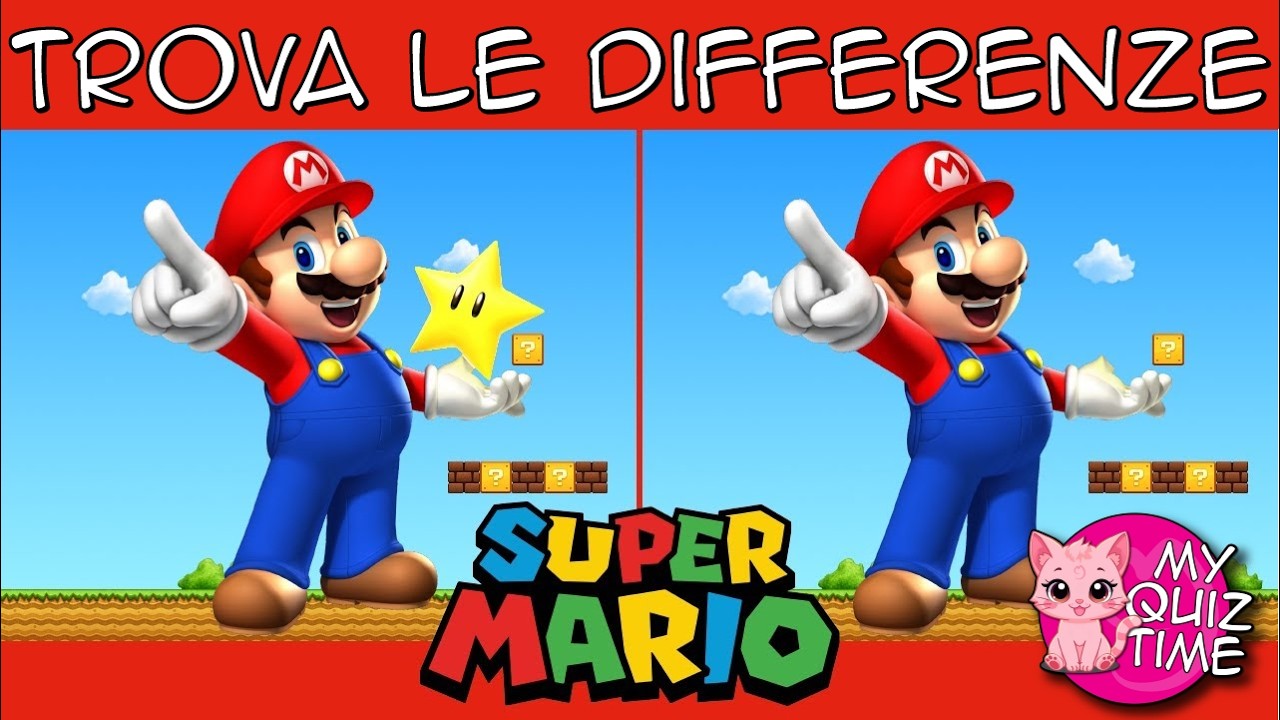 Trova le Differenze | Super Mario Game | Ability Game | Super Mario Bros il Film | Find it out