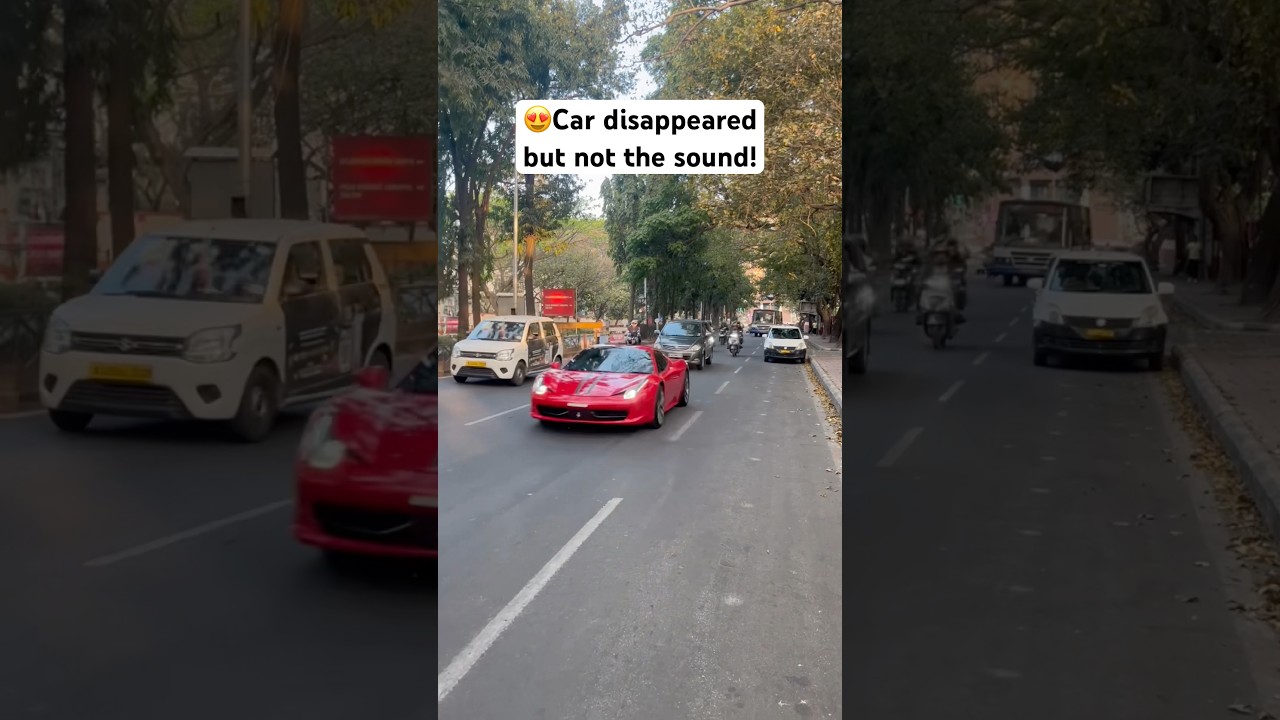 Ferrari 458 glory in Bangalore! #exhaustsound #naturallyaspirated