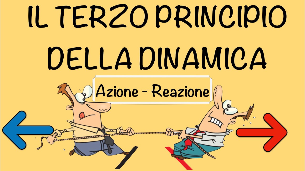 Il terzo principio della dinamica - azione e reazione