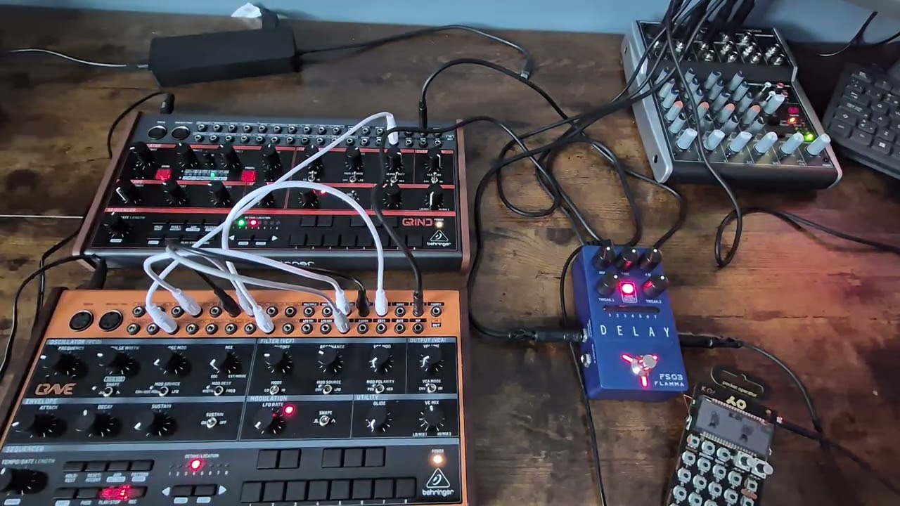 My new favourite jam #synth #behringer #pocketoperator 